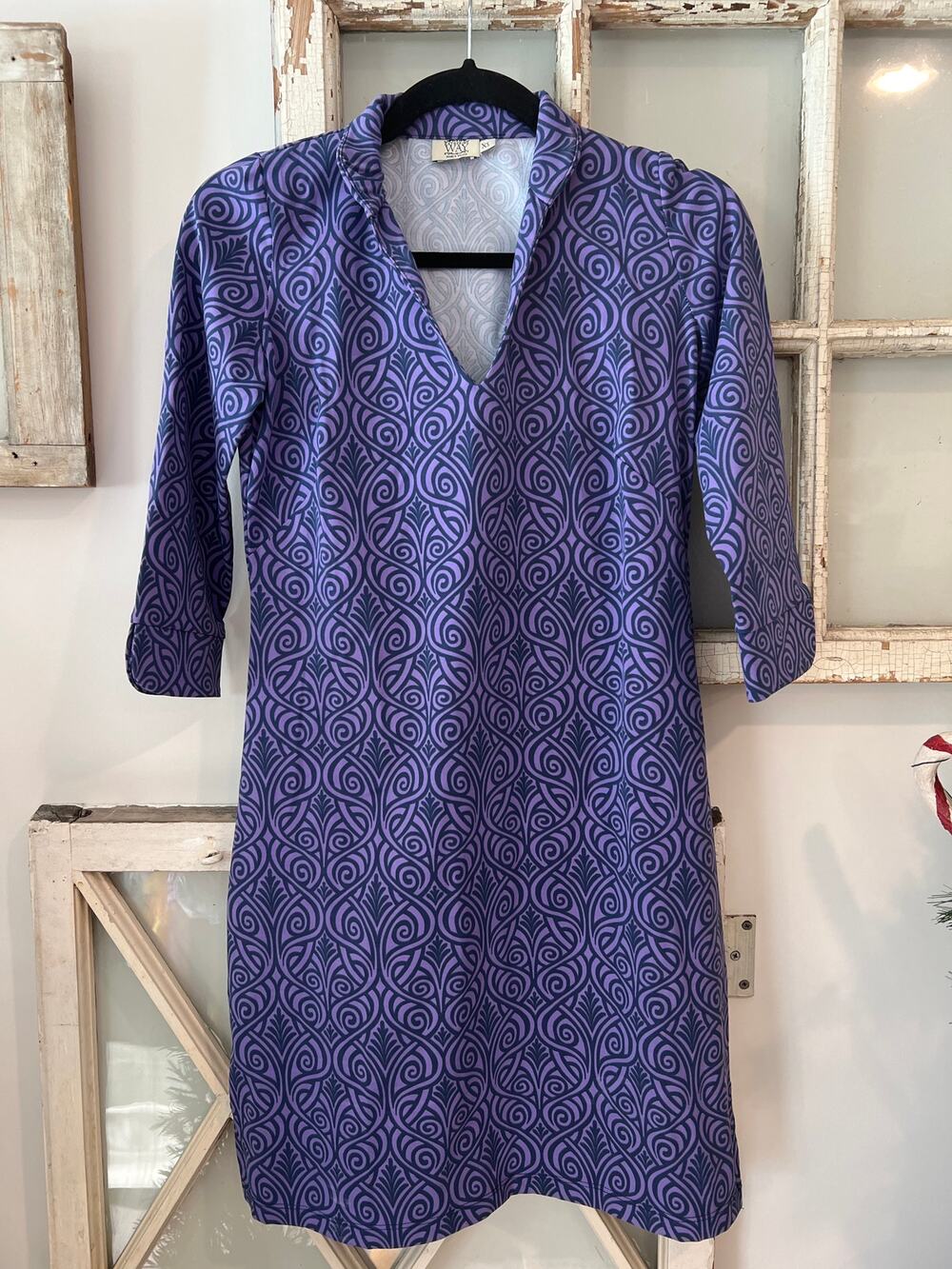 Katherine Way size XS purple knee length dress